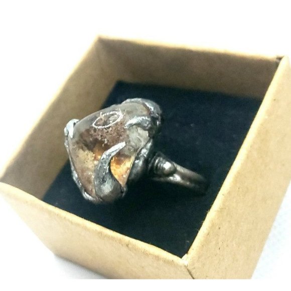 Ghost Quartz Crystal Ring - Picture 7 of 12